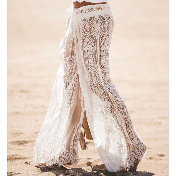FREJA Boho Lace Beach Pants - Picture 7 of 8